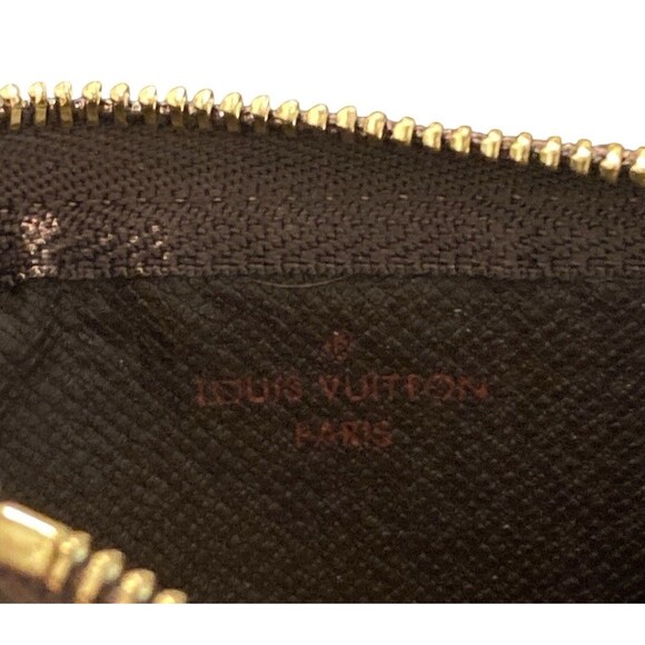 Authentic Louis Vuitton Damier Ebene Canvas Key Pouch - Picture 10 of 14